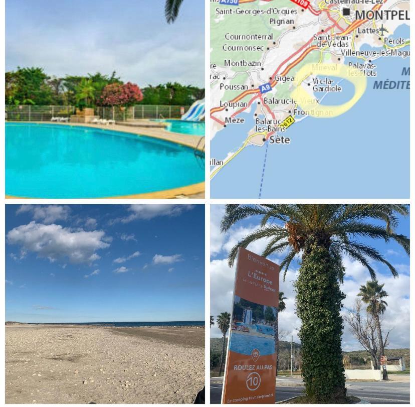 Camping L'Europe Hotel Vic la Gardiole Bagian luar foto